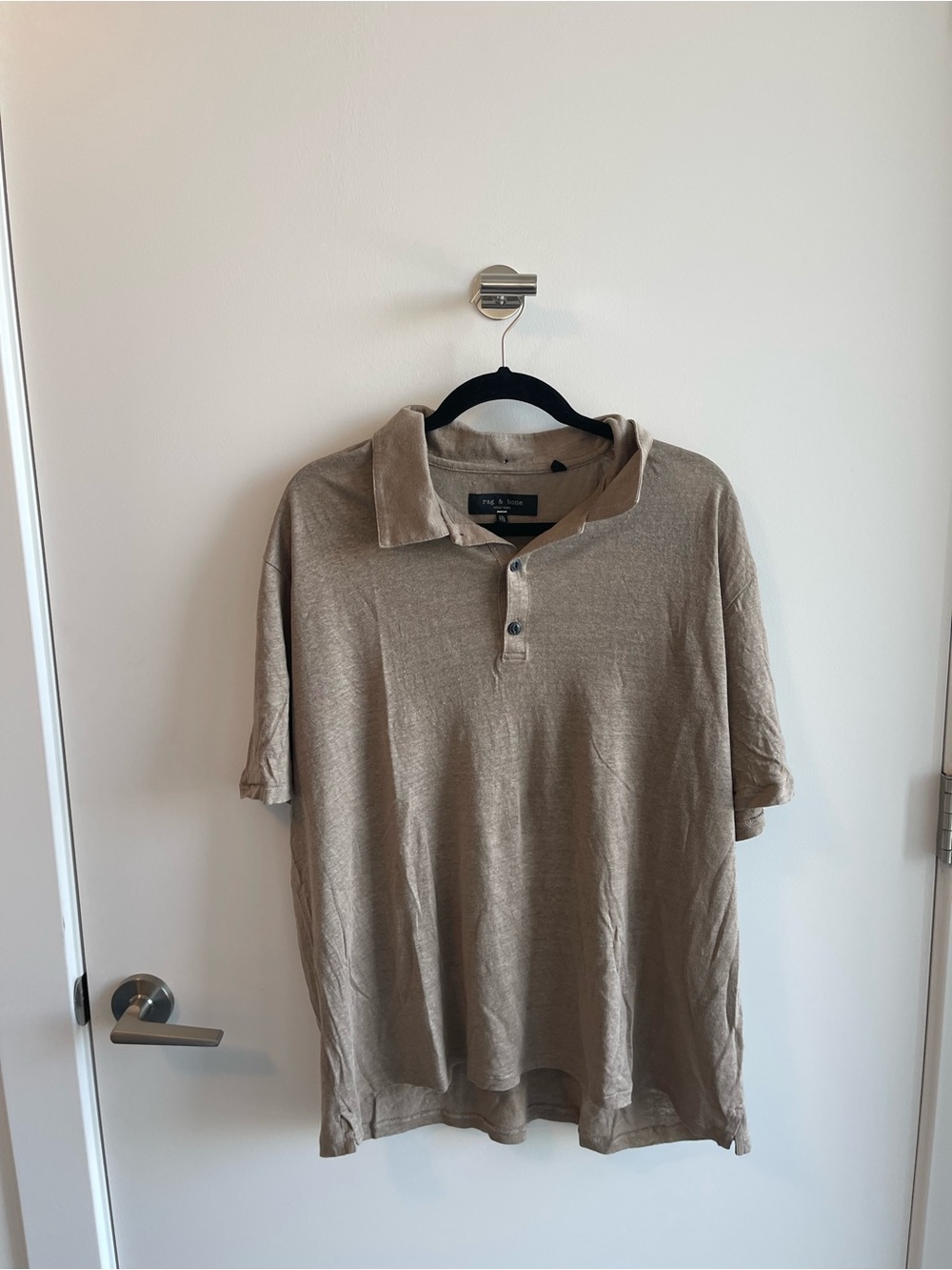 Rag & Bone Casual Polo Shirt in Brown